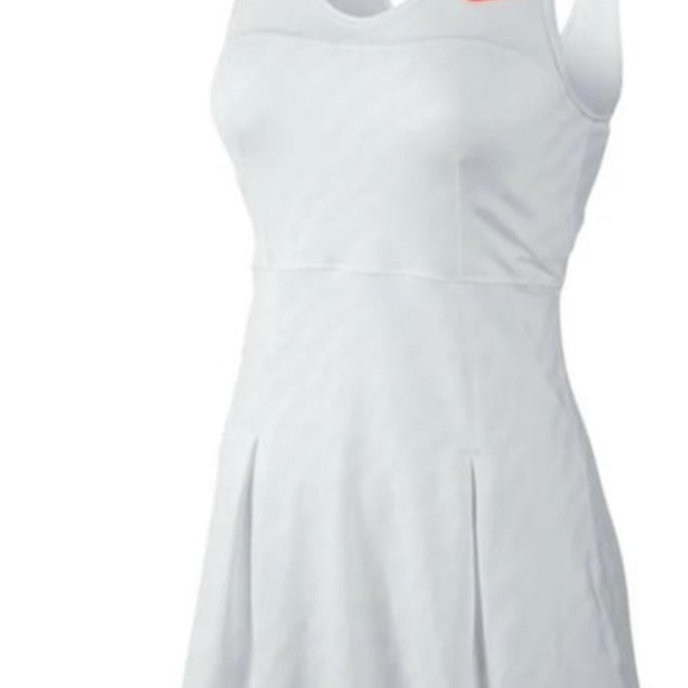 RARE NIKE Dri-Fit White Wimby Tennis Dress